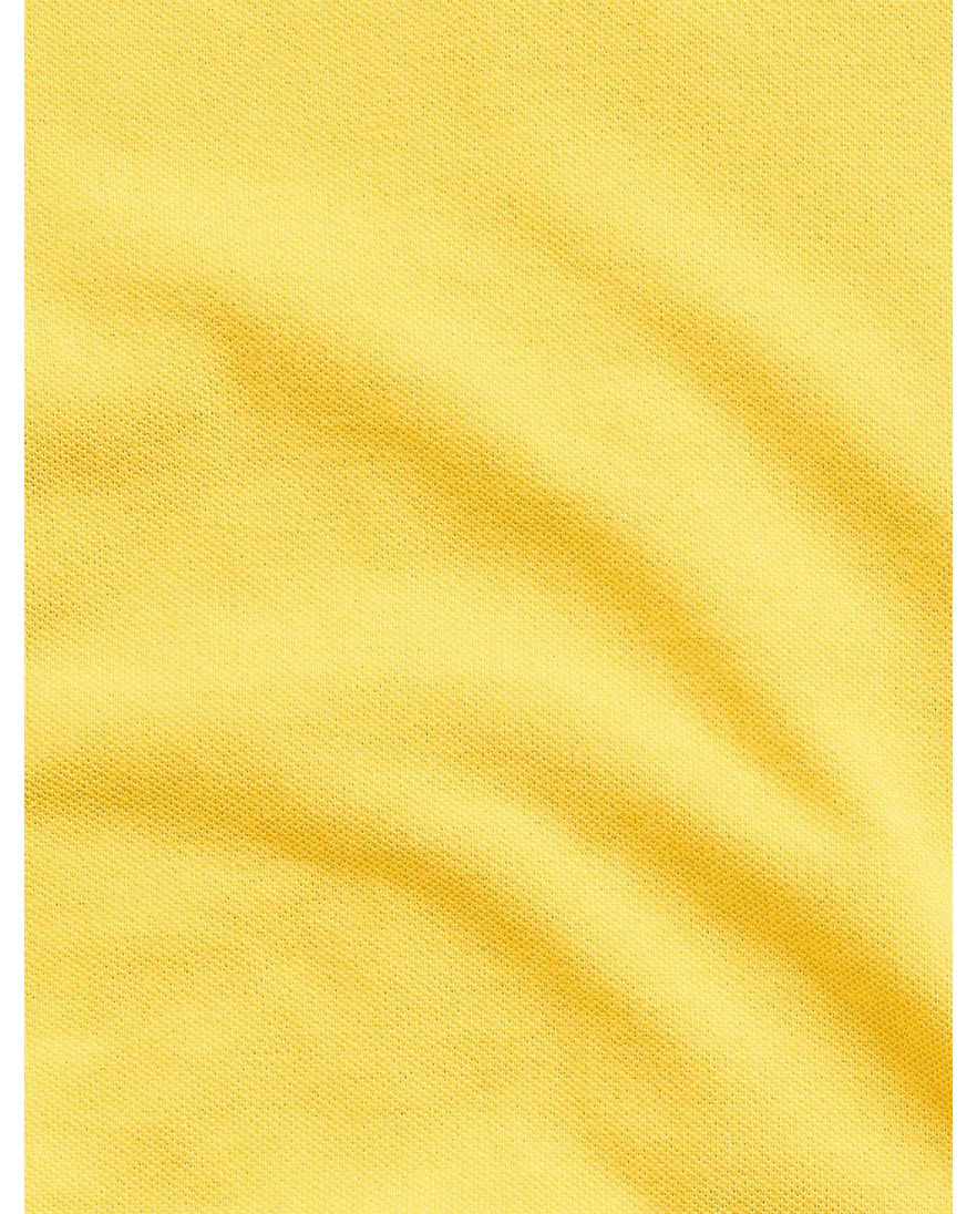 Polo Ralph Lauren polo slim fit effe geel katoen