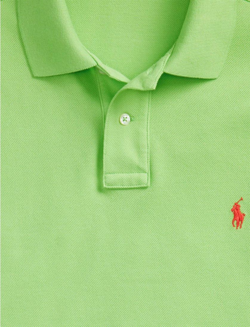 Polo Ralph Lauren polo Slim Fit slim fit gifgroen effen katoen
