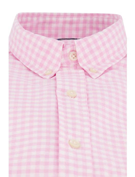 casual overhemd Polo Ralph Lauren Slim Fit roze geruit katoen