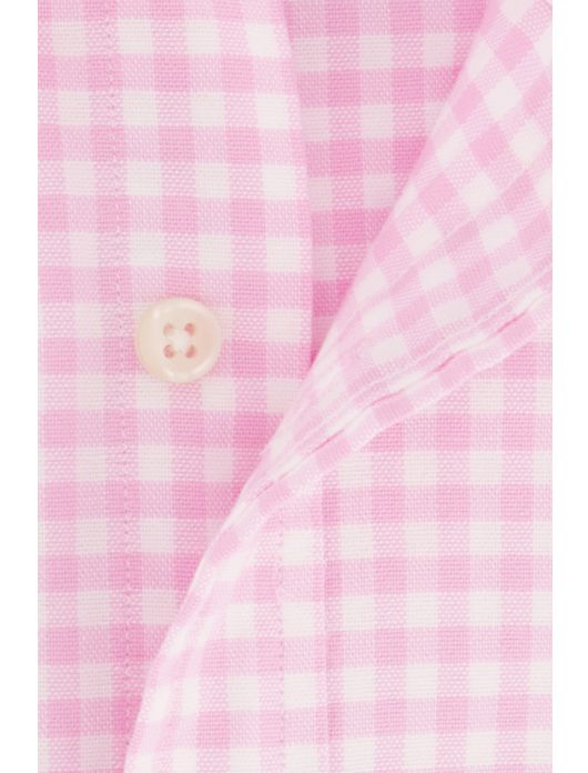 casual overhemd Polo Ralph Lauren Slim Fit roze geruit katoen