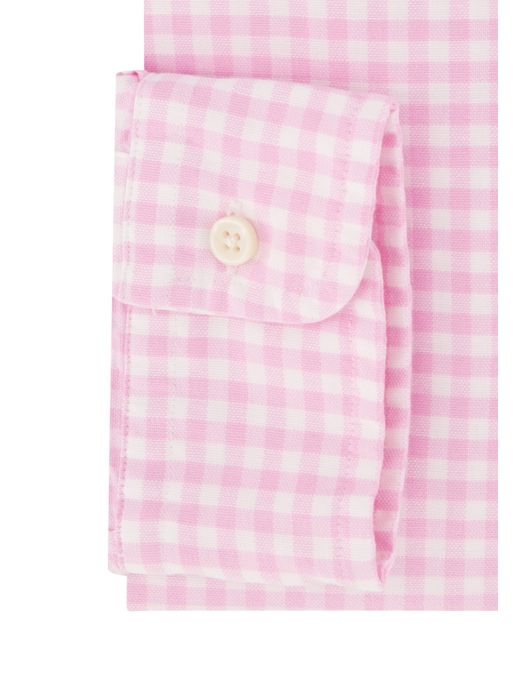 casual overhemd Polo Ralph Lauren Slim Fit roze geruit katoen