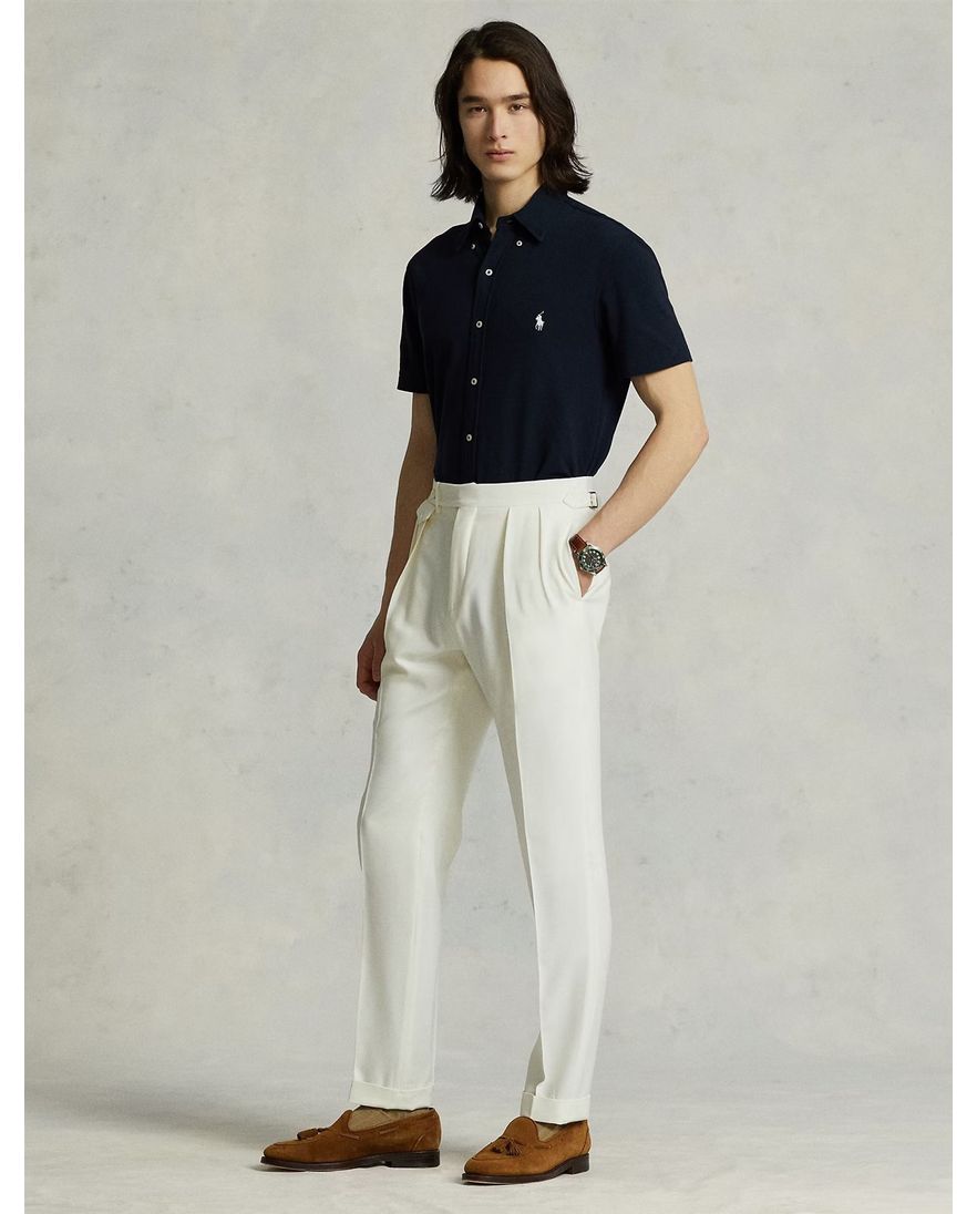 Polo Ralph Lauren overhemd normale fit donkerblauw effen