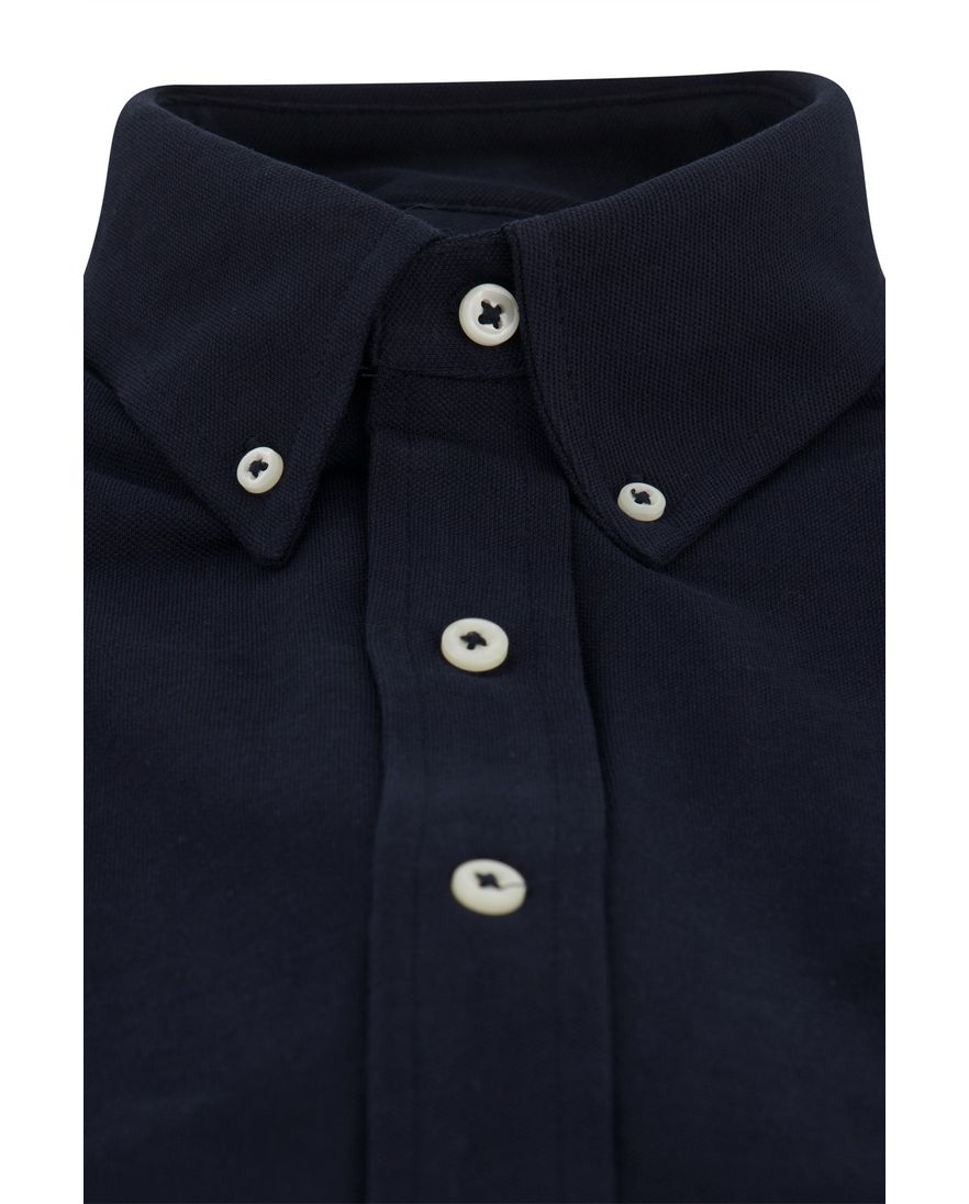 Polo Ralph Lauren overhemd normale fit donkerblauw effen