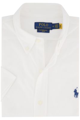 Polo Ralph Lauren Polo Ralph Lauren overhemd korte mouw wit effen