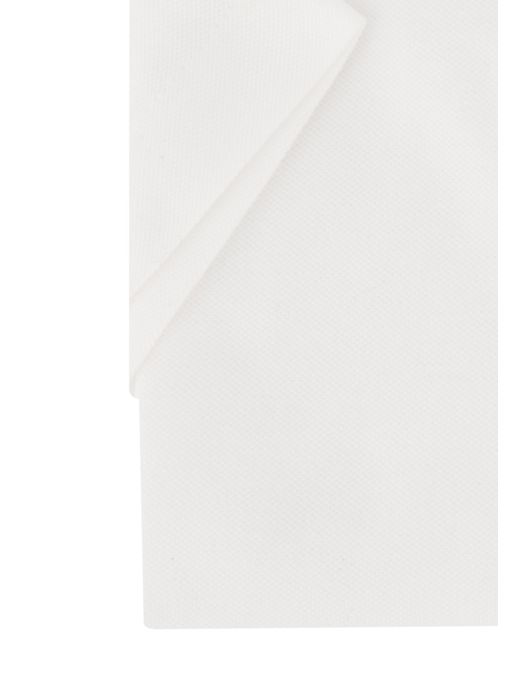 casual overhemd korte mouw Polo Ralph Lauren wit effen katoen normale fit