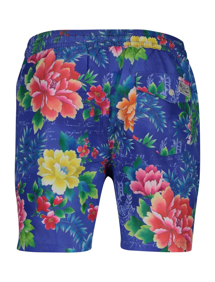 Polo Ralph Lauren zwemshort multicolor bloemen met touwsluiting