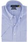 Polo Ralph Lauren casual overhemd korte mouw normale fit blauw gestreept katoen