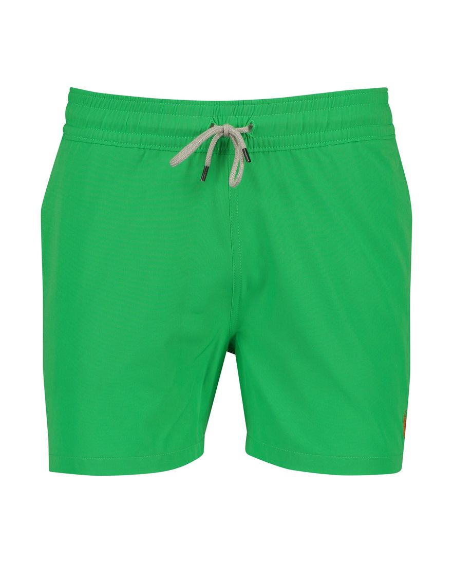 Polo Ralph Lauren zwembroek knal groen met touwsluiting en elastische band