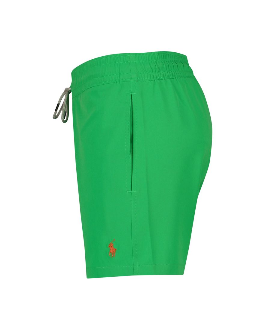 Polo Ralph Lauren zwembroek knal groen met touwsluiting en elastische band