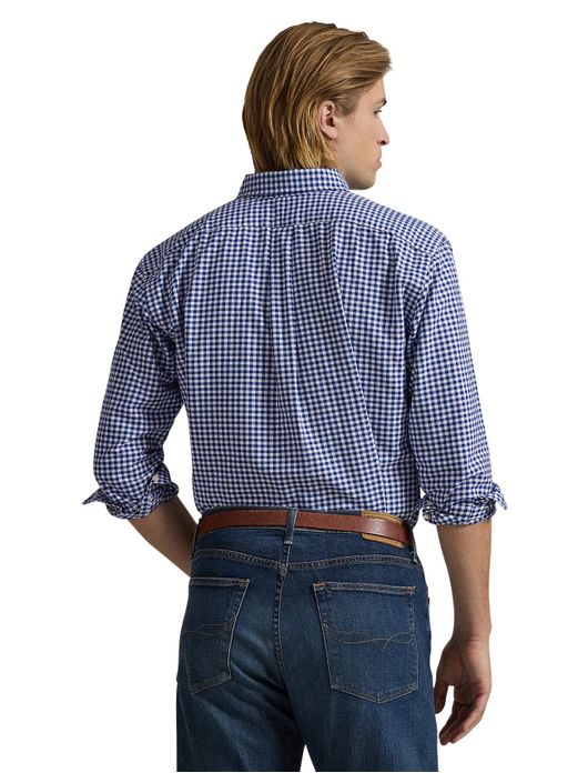Polo Ralph Lauren Big & Tall overhemd blauw/ wit geruit button-down