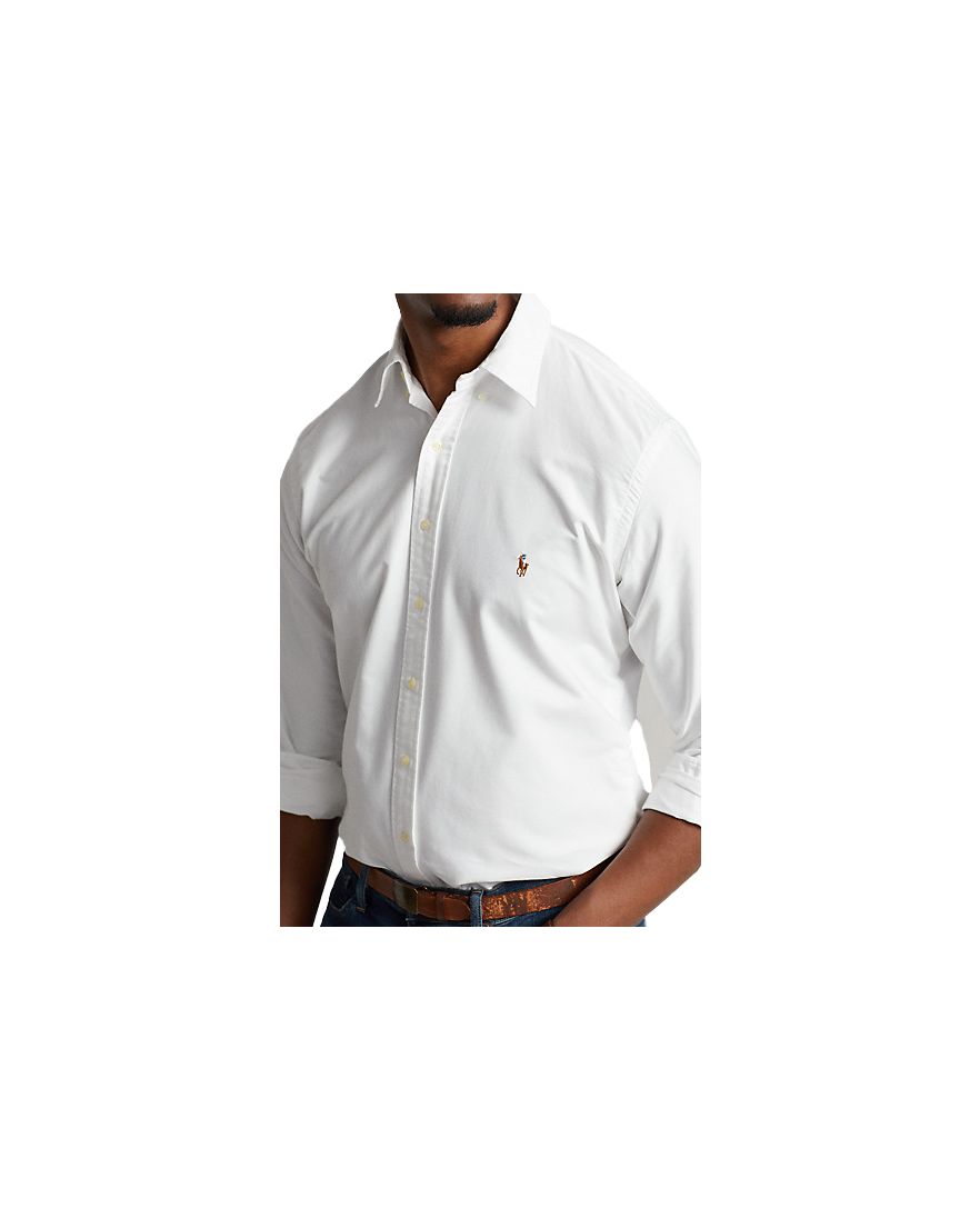 Polo Ralph Lauren Big & Tall overhemd wit effen
