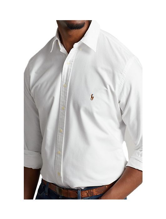 Polo Ralph Lauren Big & Tall overhemd wit met logo