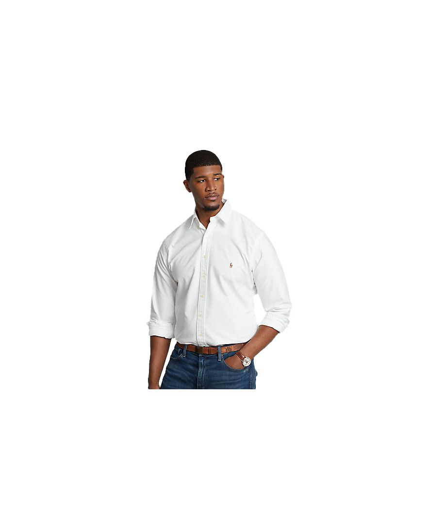 Polo Ralph Lauren Big & Tall overhemd wit effen