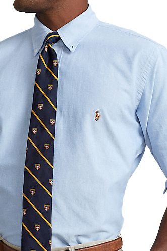 Polo Ralph Lauren Big & Tall overhemd normale fit lichtblauw