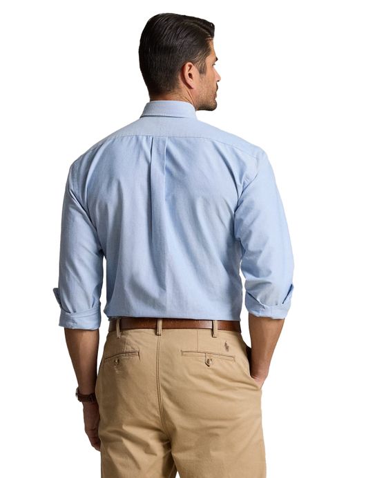 Polo Ralph Lauren Big & Tall overhemd normale fit lichtblauw