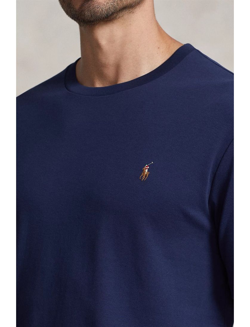 Polo Ralph Lauren t-shirt ronde hals donkerblauw