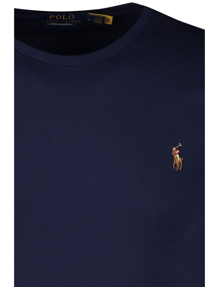 Polo Ralph Lauren t-shirt ronde hals donkerblauw
