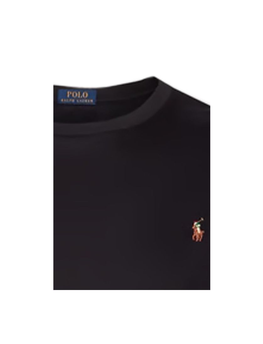 Big & Tall Polo Ralph Lauren t-shirt zwart uni