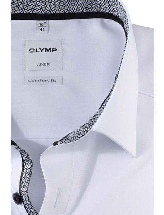 Olymp overhemd wit effen Comfort Fit