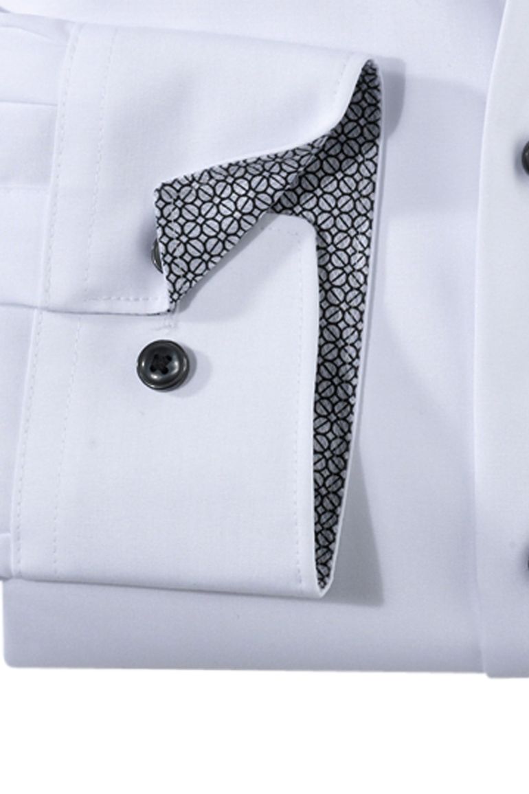 Olymp overhemd wit effen Comfort Fit