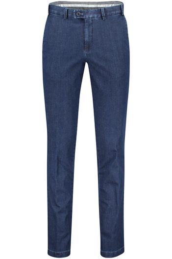 Hiltl Hiltl katoenen broek blauw effen Chino
