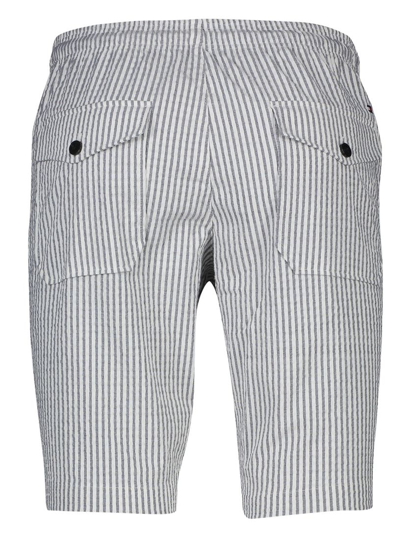 Tommy Hilfiger bermuda slim fit wijt grijs geruit