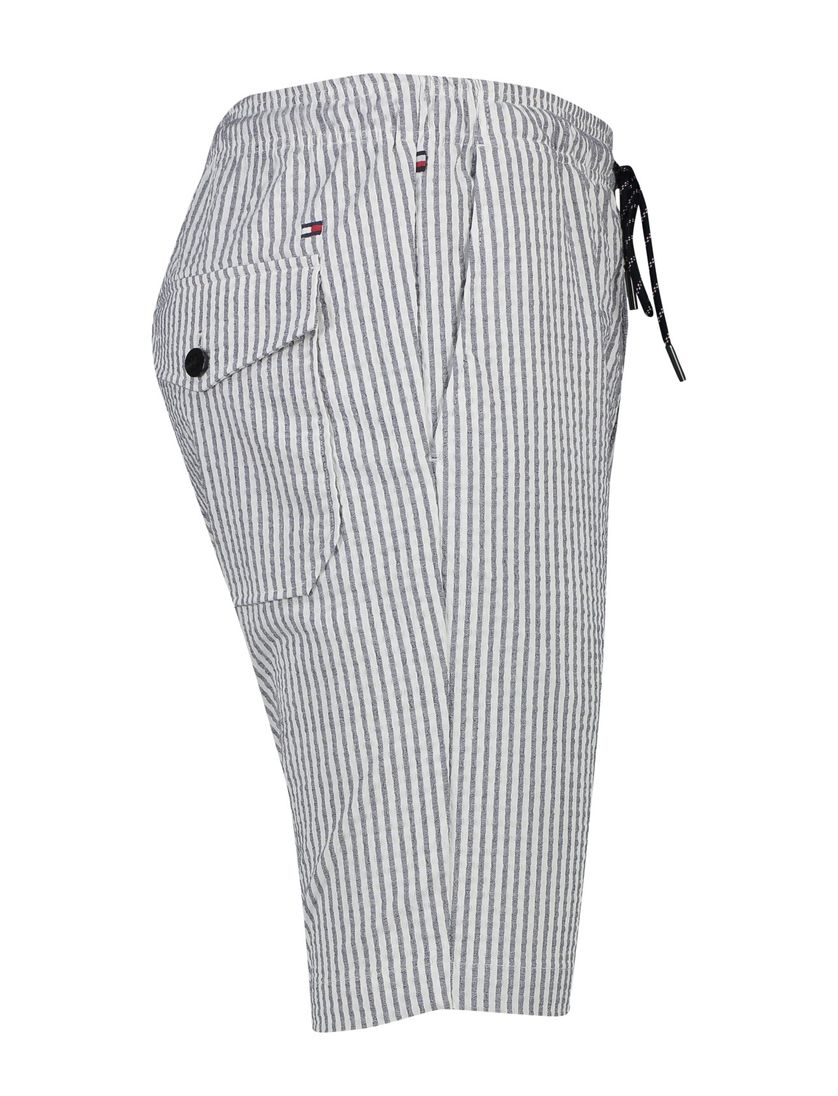 Tommy Hilfiger bermuda slim fit wijt grijs geruit