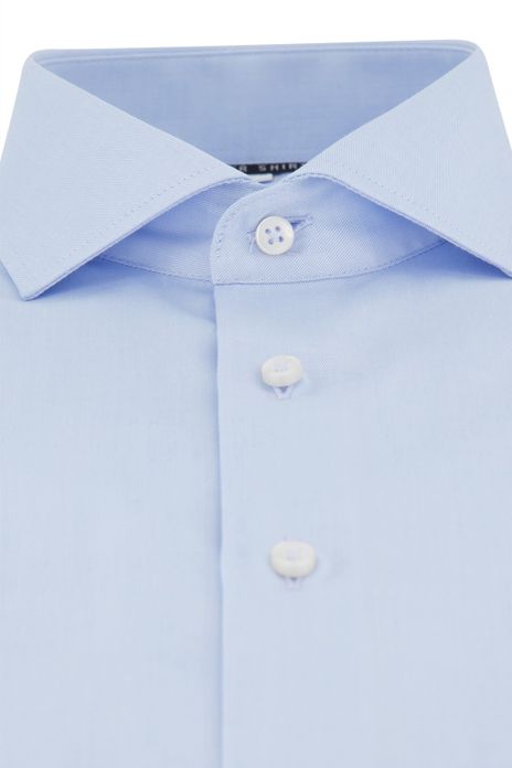 Eterna overhemd modern fit normale fit lichtblauw effen