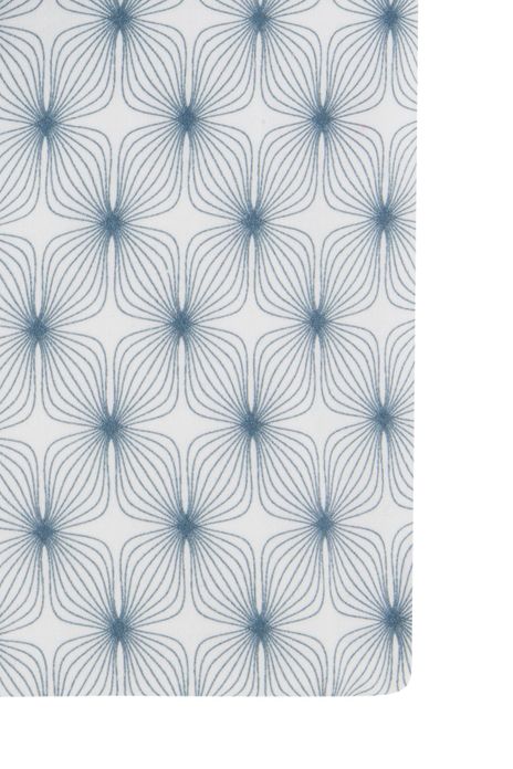 Blue Industry overhemd slim fit lichtblauw geprint