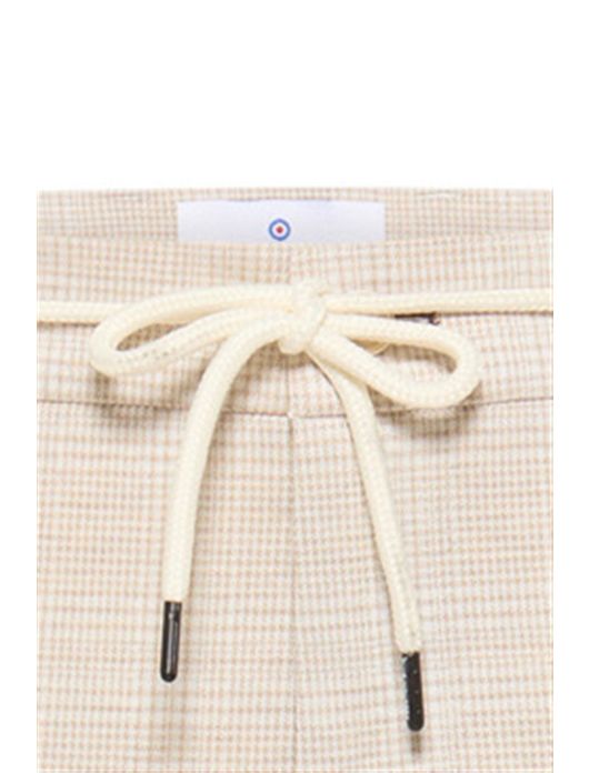 pantalon mix en match Blue Industry beige geruit slim fit