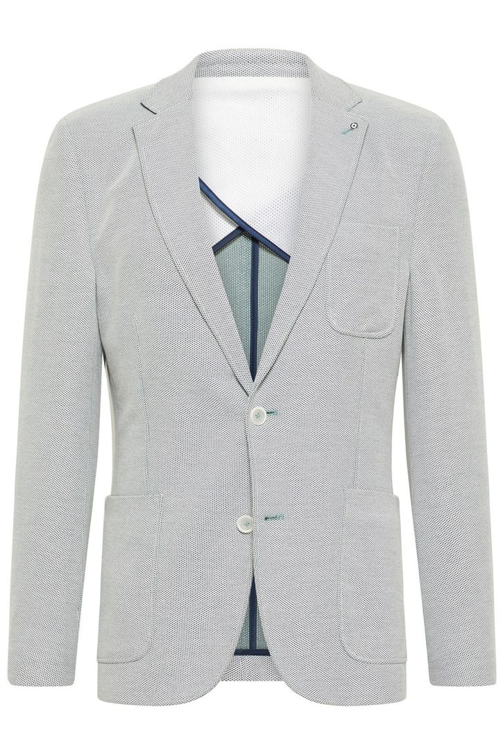 Blue Industry colbert zakken slim fit lichtgroen effen