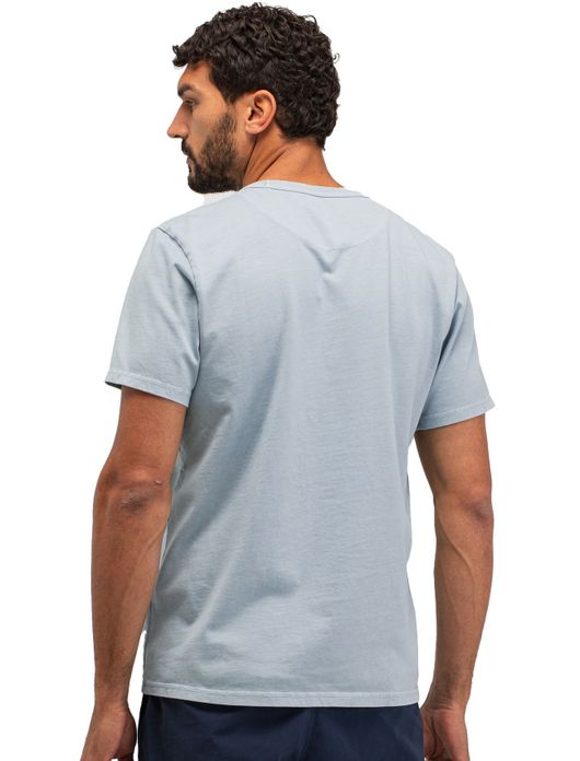 Butcher of blue shirt lichtblauw effen