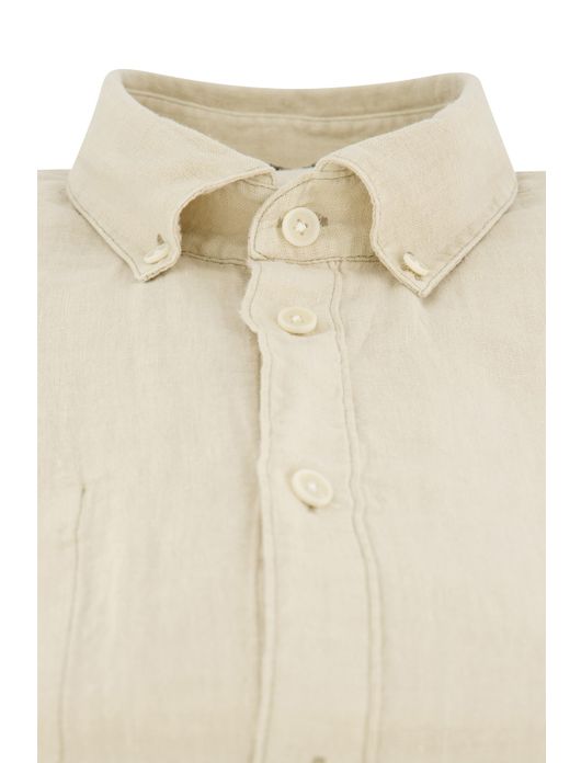 Butcher of Blue overhemd beige effen