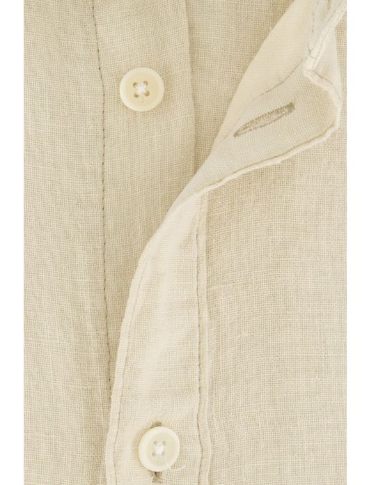 Butcher of Blue overhemd beige effen