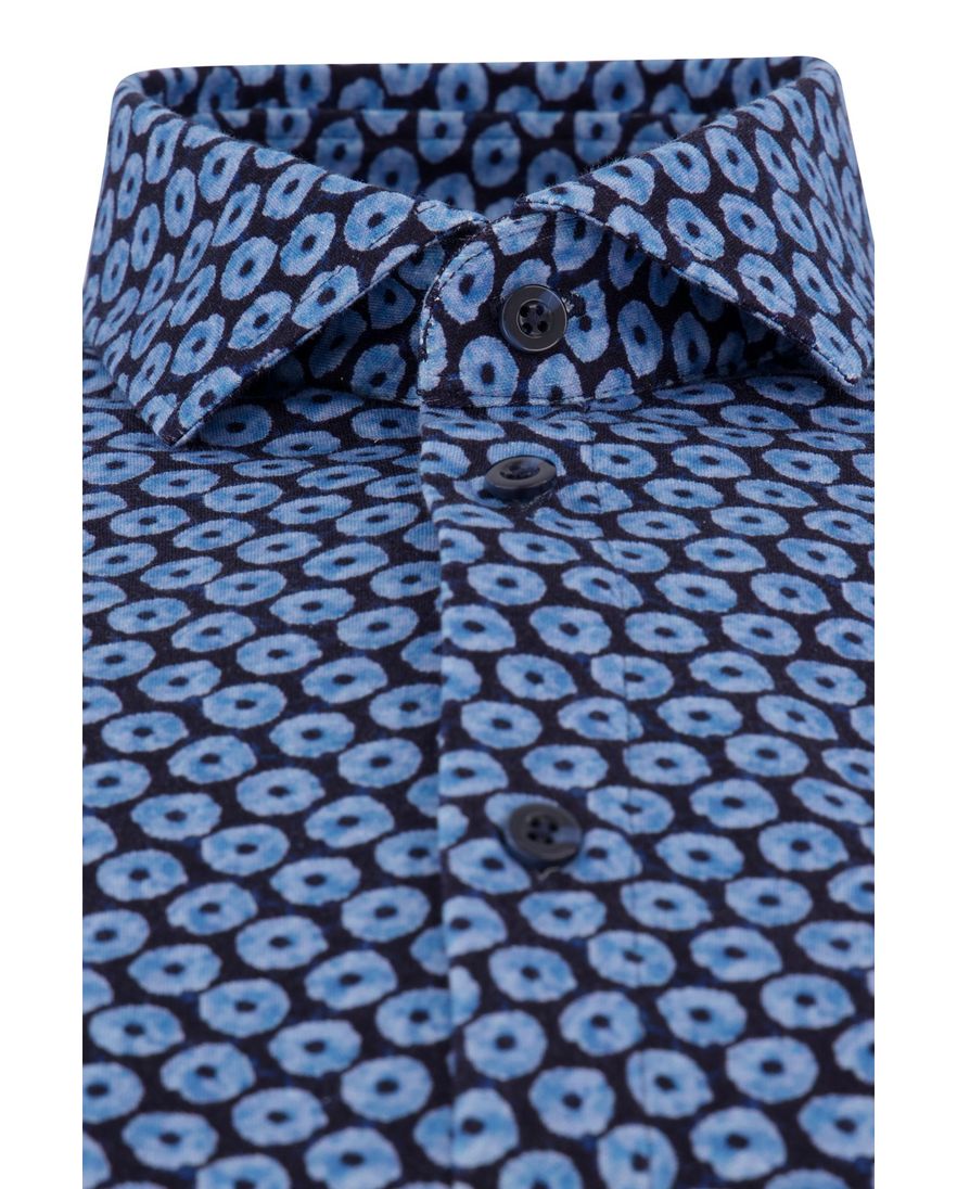 Blue Industry overhemd blauw slim fit lichtblauw