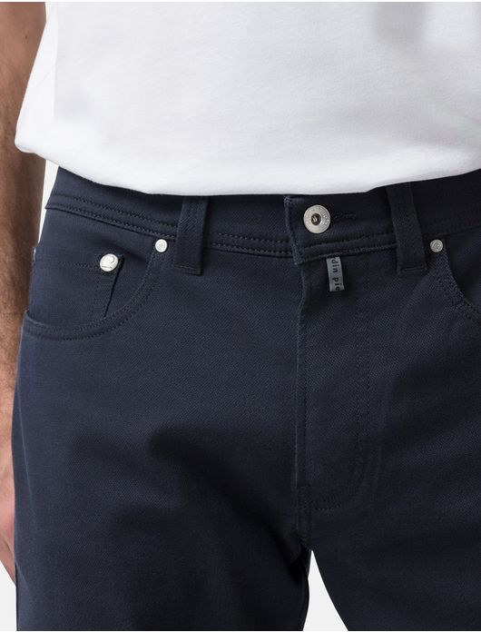 jeans Pierre Cardin donkerblauw effen