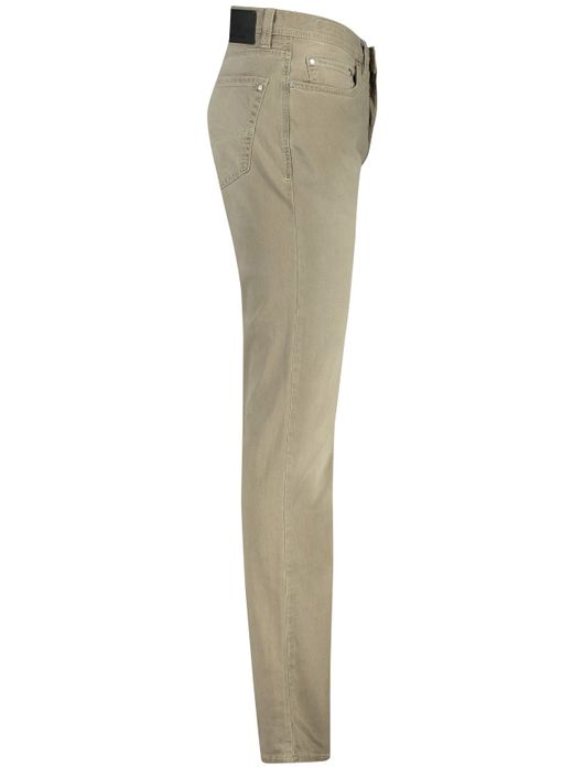 jeans Pierre Cardin bruin effen Lyon