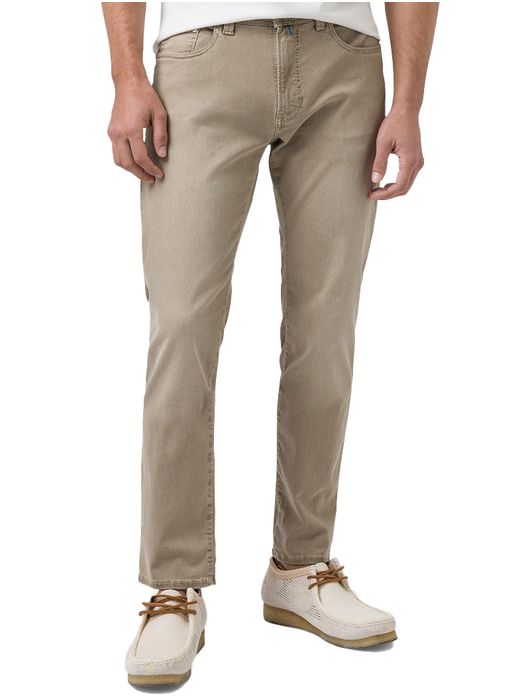 jeans Pierre Cardin bruin effen Lyon