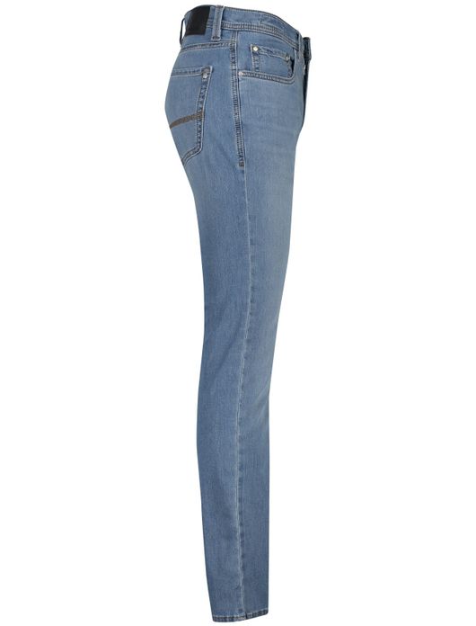 jeans Pierre Cardin blauw effen Lyon