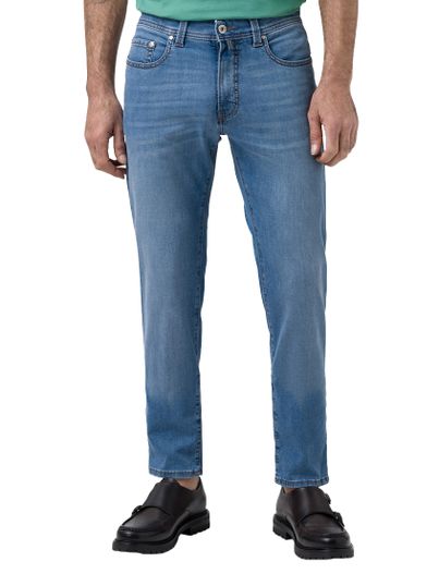 Pierre Cardin Pierre Cardin Tapered Future Flex jeans Lyon blauw effen