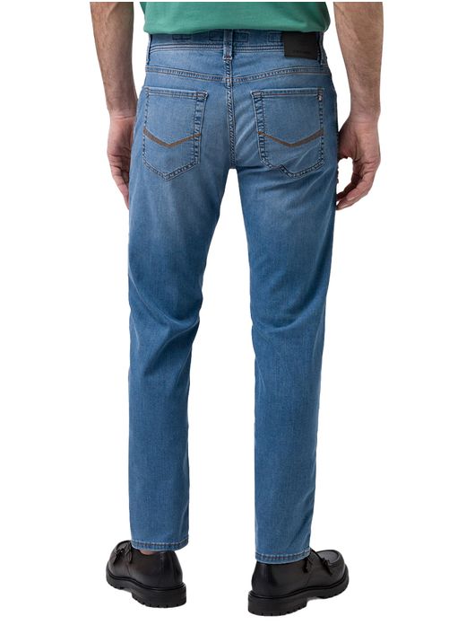 jeans Pierre Cardin blauw effen Lyon