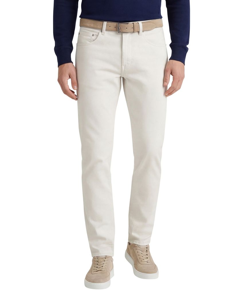 Pierre Cardin Future Flex jeans wit effen Lyon Tapered