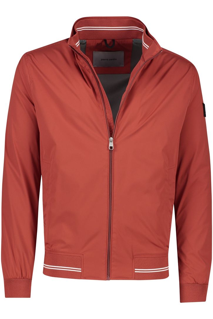 Pierre Cardin tussenjas effen rood witte details