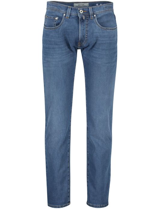 jeans Pierre Cardin blauw effen Lyon