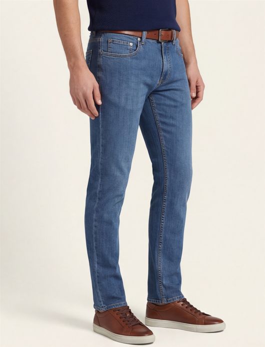 Pierre Cardin Lyon Tapered jeans blauw Futureflex