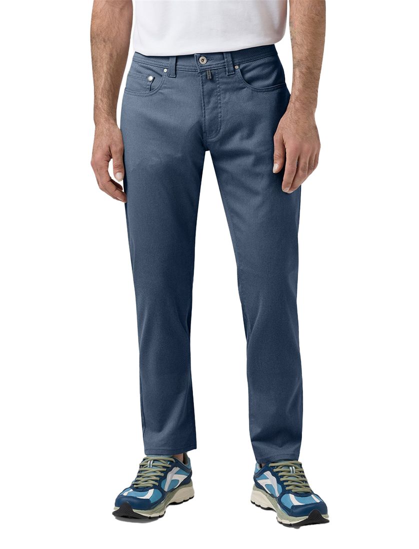 Futureflex Pierre Cardin broek Lyon Tapered donkerblauw