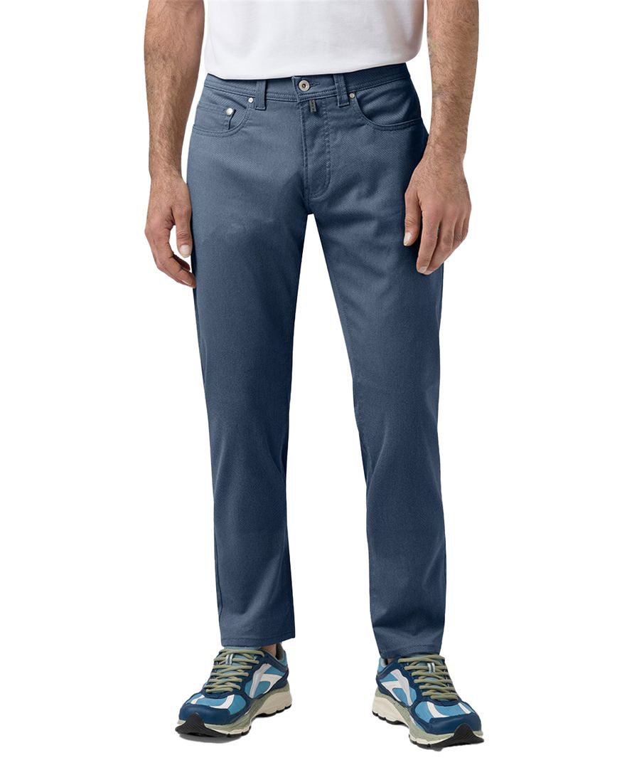 Pierre Cardin Futureflex broek Lyon Tapered donkerblauw