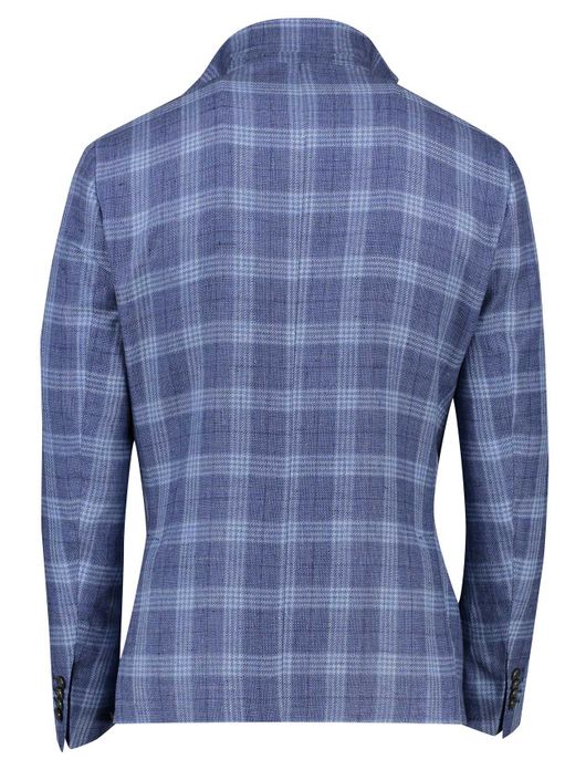 Roy Robson colbert blauw geruit