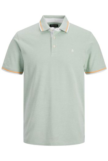 Jack & Jones Plus Size Jack & Jones polo normale fit groen effen katoen