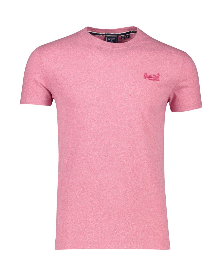 Superdry t-shirt roze met logo